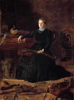 托馬斯 伊肯斯 Portrait of Sarah Sagehorn Frishmuth